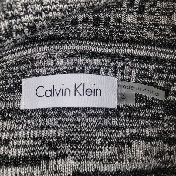 Calvin Klein ribbed cowl neck sweater dress size Small - Picture 6 of 7